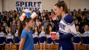 They Poured Trash on the Quiet Scholarship Student During Tryouts Because She Didn’t “Fit the Aesthetic,” But When the Head Cheerleader Raised a Hand to Slap Her, the Whole School Realized Too Late That She Wasn’t a Victim — She Was a National Combat Champion Who Had Promised Her Father She Wouldn’t Fight.